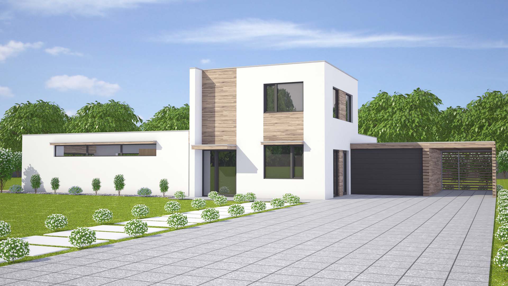 Moderen huis m358